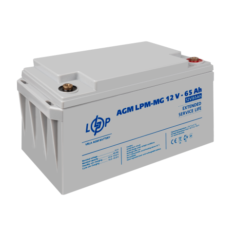Будь заряжен Аккумуляторы  Аккумулятор мультигелевый LPM-MG 12V - 65 Ah