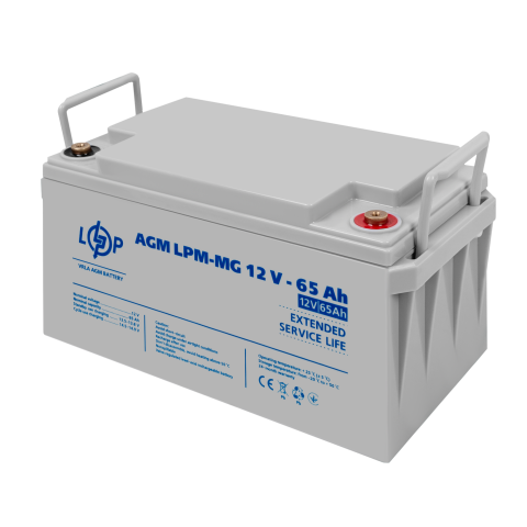 Будь заряжен Аккумуляторы  Аккумулятор мультигелевый LPM-MG 12V - 65 Ah
