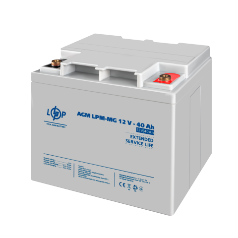 Будь заряджений Акумулятори Аккумулятор мультигелевый LPM-MG 12V - 40 Ah