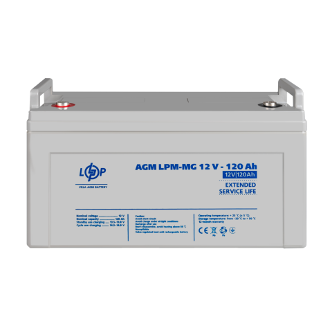 Будь заряджений Акумулятори Аккумулятор мультигелевый LPM-MG 12V - 120 Ah