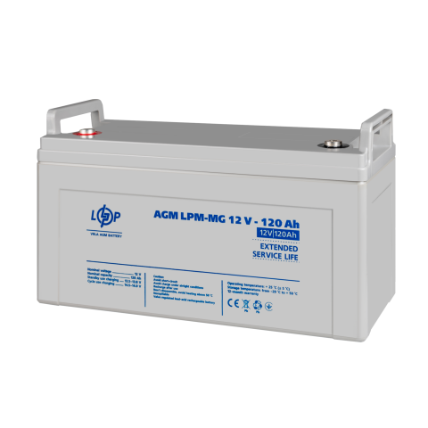 Будь заряджений Акумулятори Аккумулятор мультигелевый LPM-MG 12V - 120 Ah