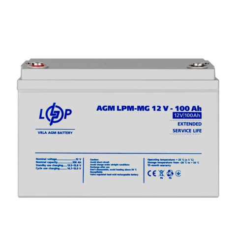 Будь заряджений Акумулятори Аккумулятор мультигелевый LPM-MG 12V - 100 Ah