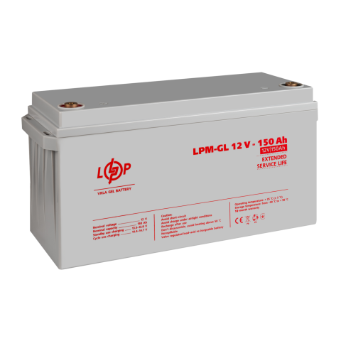 Будь заряжен Аккумуляторы  Аккумулятор гелевый LPM-GL 12V - 150 Ah