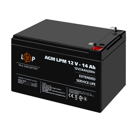 Будь заряджений Акумулятори Аккумулятор AGM LPM 12V - 14 Ah