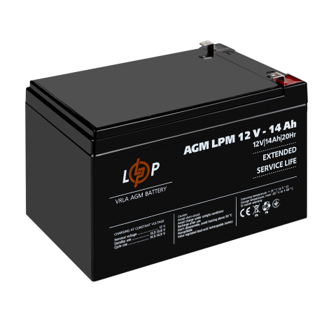 Будь заряджений Акумулятори Аккумулятор AGM LPM 12V - 14 Ah