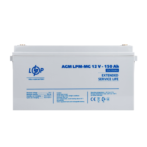 Будь заряджений Акумулятори Аккумулятор мультигелевый LPM-MG 12V - 150 Ah