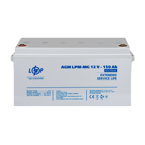 Будь заряджений Акумулятори Аккумулятор мультигелевый LPM-MG 12V - 150 Ah