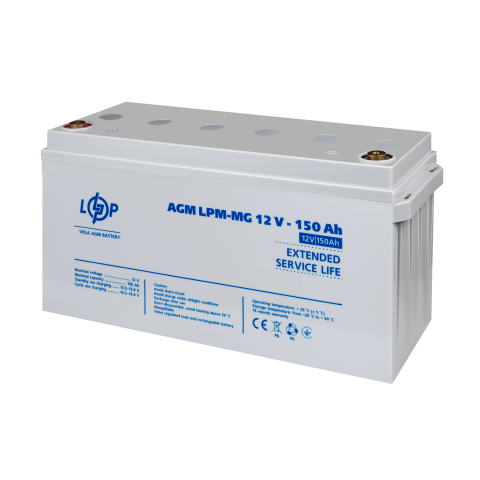 Будь заряджений Акумулятори Аккумулятор мультигелевый LPM-MG 12V - 150 Ah