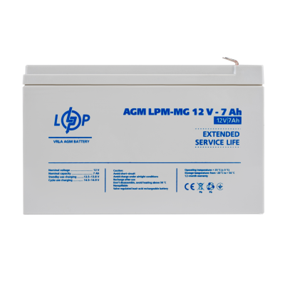 Аккумулятор мультигелевый LPM-MG 12V - 7 Ah