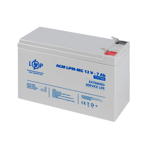 Будь заряджений Акумулятори Аккумулятор мультигелевый LPM-MG 12V - 7 Ah