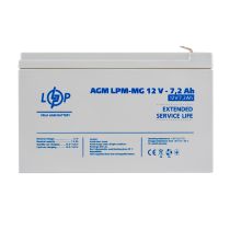 Аккумулятор мультигелевый LPM-MG 12V - 7.2 Ah