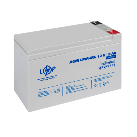 Будь заряджений Акумулятори Аккумулятор мультигелевый LPM-MG 12V - 9 Ah