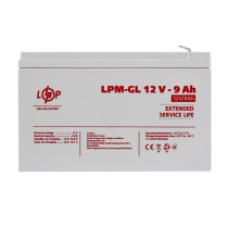 Аккумулятор гелевый LPM-GL 12V - 9 Ah