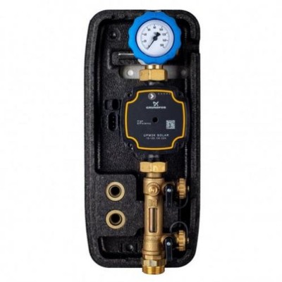 Однолінійна сонячна станція, 1″ HP, 6 бар,  8-28 л/хв., UPM3 25-75