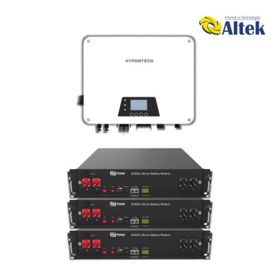 Гібридна станція Hypontech HES-3680 3,68KW, Dyness B4850, 48V – 2.4 кВт (3 шт.)