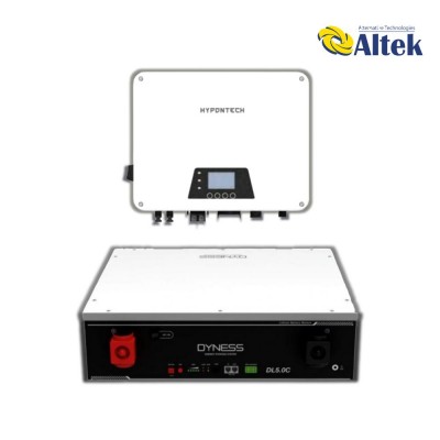 Гібридна станція Hypontech HES-3680 3,68KW, Dyness DL5.0C, 48V – 5.12 кВт