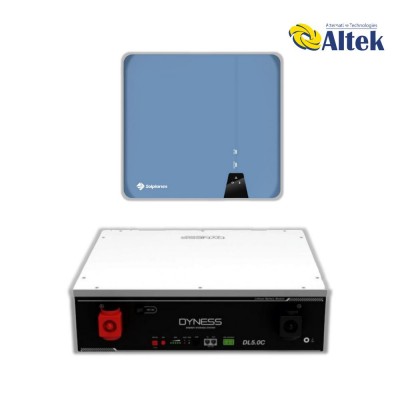 Гібридна станція Solplanet ASW 6K-H-S2, Dyness DL5.0C, 48V – 5.12 кВт