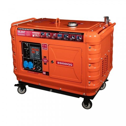 Генератор дизельний однофазний 4.2 кВт Bison BS8500QQ Будь заряжен Генераторы Генератор дизельний однофазний 4.2 кВт Bison BS8500QQ