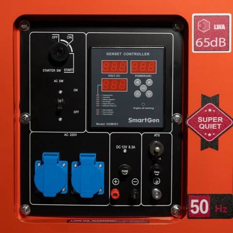 Генератор дизельний однофазний 4.2 кВт Bison BS8500QQ Будь заряжен Генераторы Генератор дизельний однофазний 4.2 кВт Bison BS8500QQ