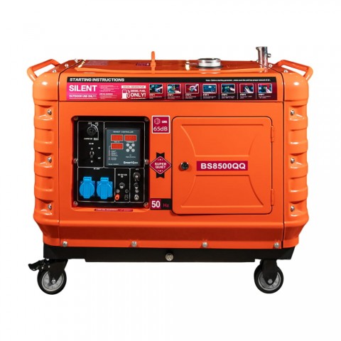 Генератор дизельний однофазний 4.2 кВт Bison BS8500QQ Будь заряжен Генераторы Генератор дизельний однофазний 4.2 кВт Bison BS8500QQ