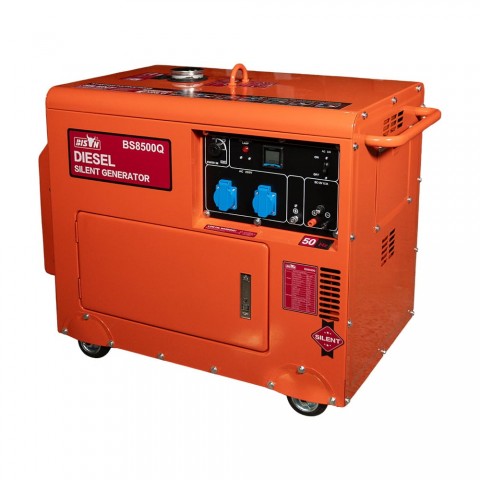 Будь заряжен Генераторы Генератор дизельний однофазний 5 кВт Bison BS8500Q