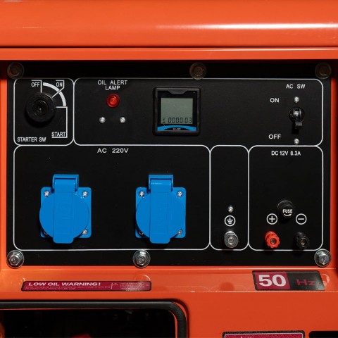 Будь заряжен Генераторы Генератор дизельний однофазний 5 кВт Bison BS8500Q