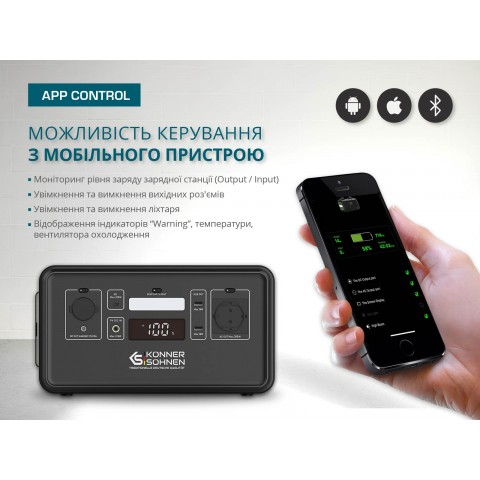 Будь заряжен Портативные зарядные станции Портативна зарядна станція LifePO4 KS 300PS
